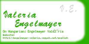 valeria engelmayer business card